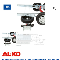 Porta ruota di scorta roulotte