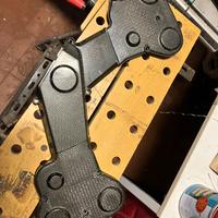 Carter copri cinghia in carbonio Monster S4