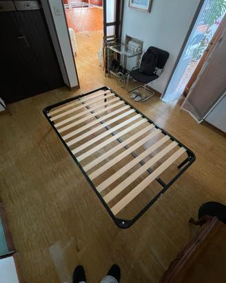 Letto + rete ortopedica una piazza e mezza