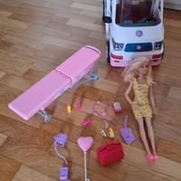 set ambulanza Barbie