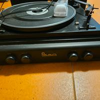 Giradischi vintage Poem con casse - stereo complet