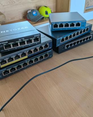 Switch gigabit TP-LINK e NETGEAR vari VLAN