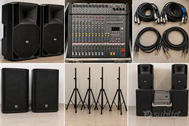 Impianto audio professionale