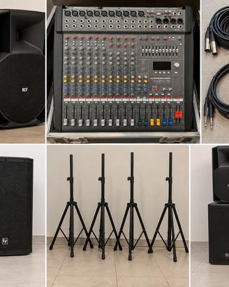 Impianto audio professionale