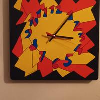 orologio da parete di Nespolo anni '80