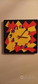 orologio da parete di Nespolo anni '80