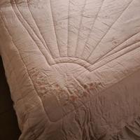 Trapunta in cotone classica con volant, rosa