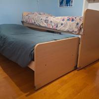 Letto triplo cameretta scorrevoli sovrapponibili