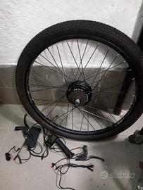 kit di conversione bici elettrica 