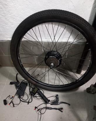 kit di conversione bici elettrica 