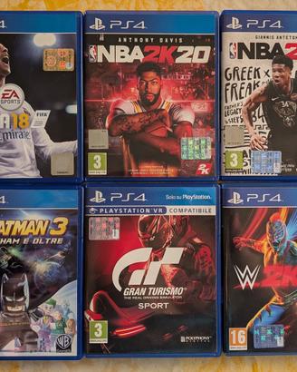 Giochi PS4 - NBA, WWE, FIFA, Lego, Gran Turismo
