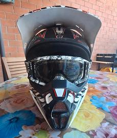 casco motocross/enduro fox racing v1 taglia M