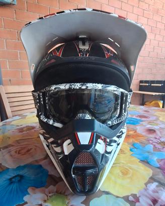 casco motocross/enduro fox racing v1 taglia M