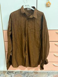Camicia marrone Greco