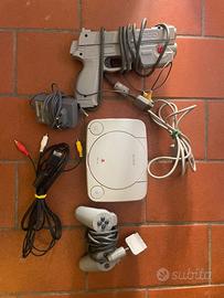 playstation one, controller ps1 e pistola namco