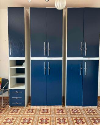 Armadio anni 80 blu