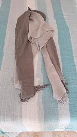 Sciarpa/Stola Carpisa - Sfumata beige-grigio