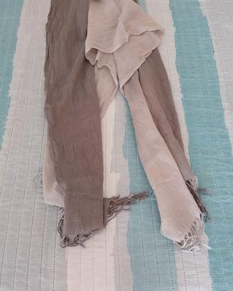 Sciarpa/Stola Carpisa - Sfumata beige-grigio