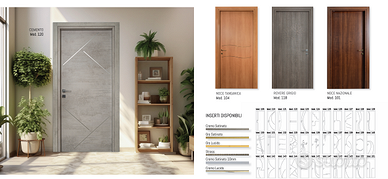 Porte interne in legno + montaggio incluso !