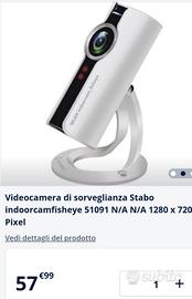 VIDEOCAMERA web smart cam Wi-Fi con altoparlante 