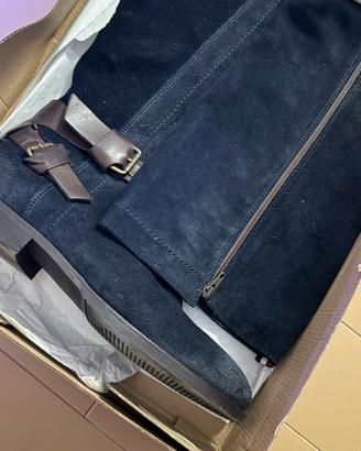 Stivali alti in pelle scamosciata Hilfiger Denim