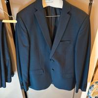 Completo elegante blu