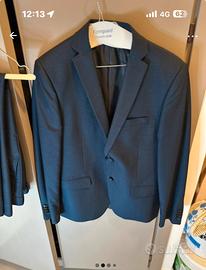 Completo elegante blu