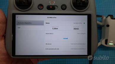 Drone DJI Mini 4 Pro - Fly More Combo RC2 + filtri
