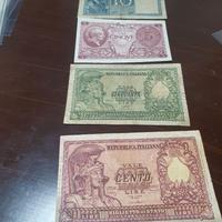 Lotto banconote  4 banconote