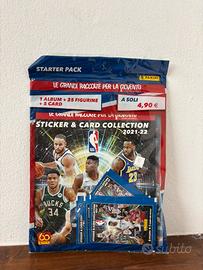 Album + bustine e card stickers Panini NBA 2021/22