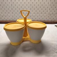 3 contenitori Tupperware come nuovi