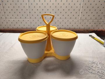 3 contenitori Tupperware come nuovi