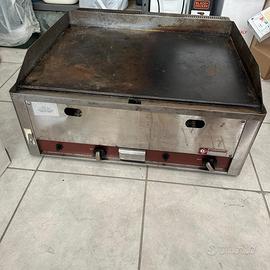 Fry top a gas