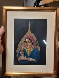 Piccola collezione Dipinti su Foglie