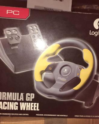 Volante e Pedaliera Vintage Logitech Formula GP