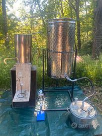 Distillatore inox 200 lt.