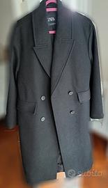 Cappotto oversize nero taglia S