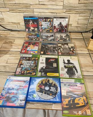 lotto videogiochi ps3 ps5 Xbox 360 15 pezzi