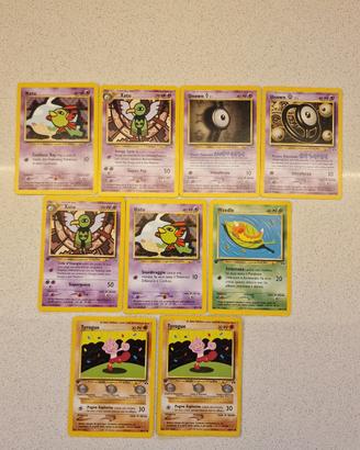 Lotto Pokemon Neo Discovery con prime edizioni
