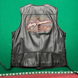 Gilet di pelle Harley Davidson