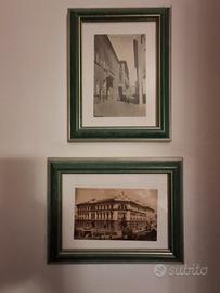 due cartoline d'epoca diPadovaincorniciate