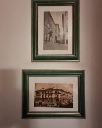 due cartoline d'epoca diPadovaincorniciate