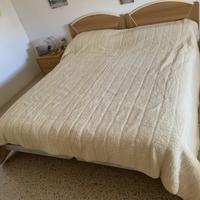 Coperta in lana merinos double face nuovissima