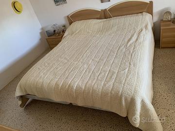 Coperta in lana merinos double face nuovissima