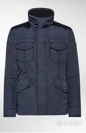 Giubbotto giacca Uomo Peuterey Stripes L Blu Nuovo