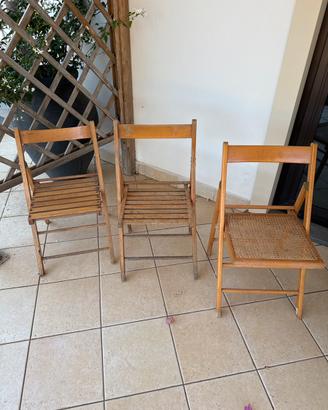 Sedie in legno