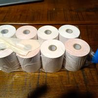 8 rotoli per scontrini 