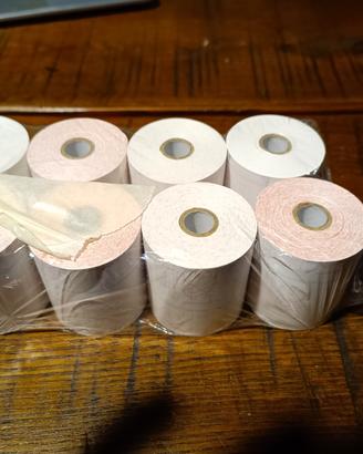 8 rotoli per scontrini 
