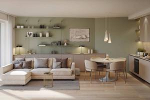 Appartamento di 100 m² con 3 locali e box auto a M