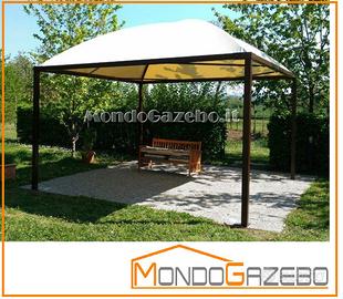 Copertura fissa gazebo Sun Pluvio acciaio 5X4